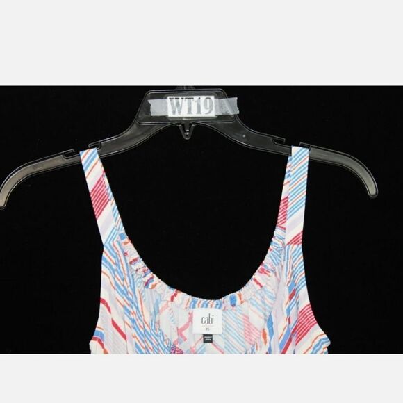 CAbi ALL ABOARD TASSEL TANK Style 5230 Spring 2017 Size X-Small XS - Picture 4 of 7